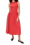Shoshanna Grayson Dress In Apple In Red