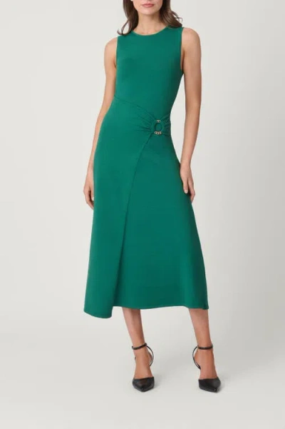 Shoshanna Hardware Knit Janey Dress In Green