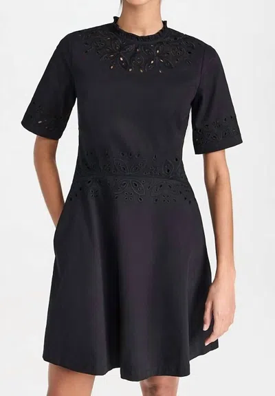 Shoshanna Hazel Dress In Jet In Black