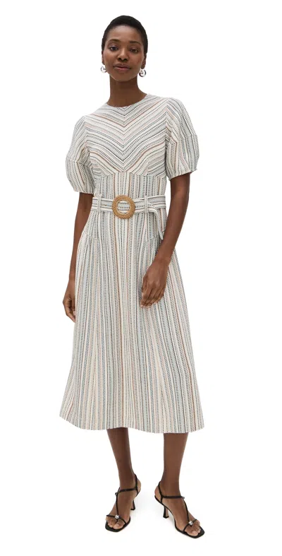 Shoshanna Jessie Dress Multi Stripe