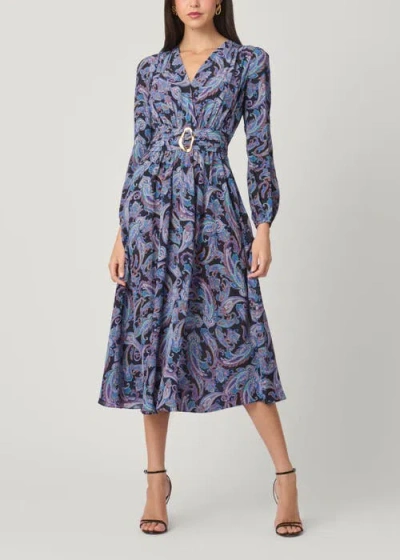 Shoshanna Kendall Chateau Paisley Dress In Multi
