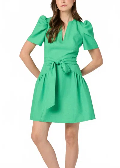 Shoshanna Kenlie Dress In Spring Green