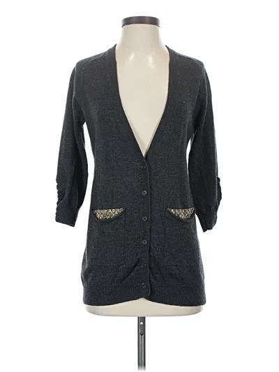 Pre-owned Shoshanna Kimono In Gray