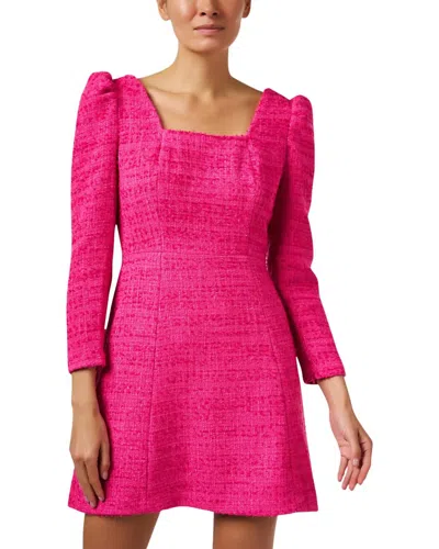 Shoshanna Kris Dress In Magenta In Pink