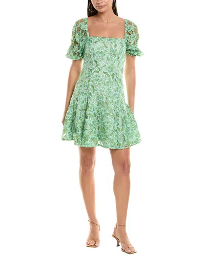Shoshanna Layne Mini Dress In Green