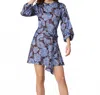 Shoshanna Lynne Dress In Chocolate Lavender In Multi