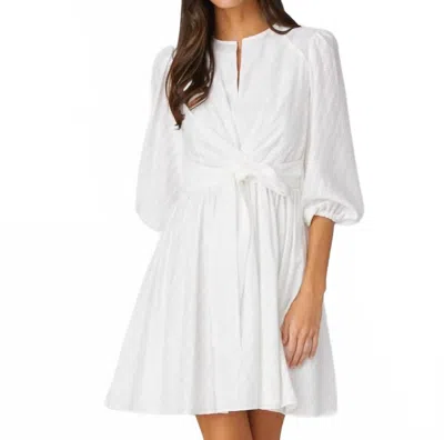 Shoshanna Maia Dress In Optic White