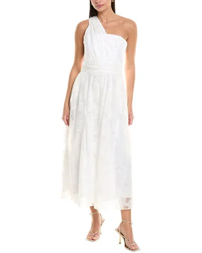 Shoshanna Marinique Midi Dress In White