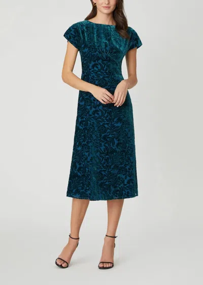 Shoshanna Marla Dress In Teal In Blue