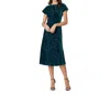 Shoshanna Marla Dress In Teal In Blue