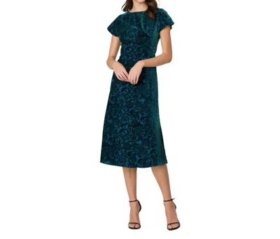 Shoshanna Marla Dress In Teal In Blue