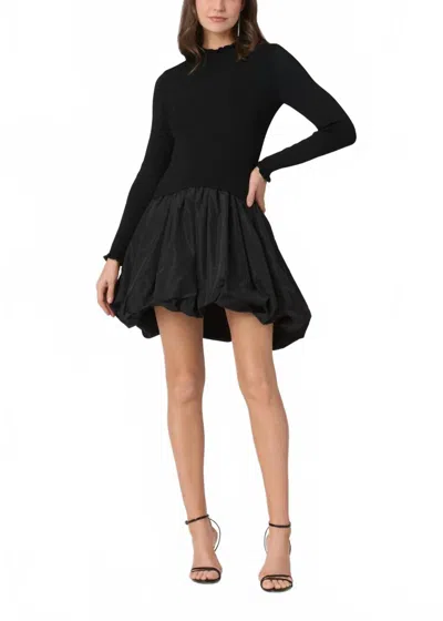 Shoshanna Midnight Keely Dress In Jet In Black
