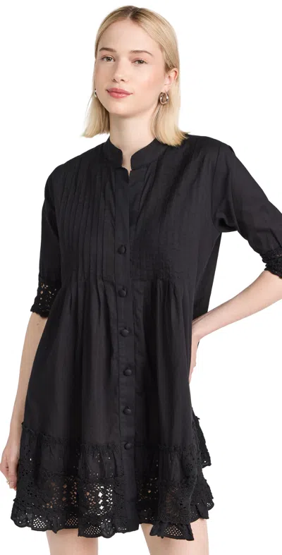 Shoshanna Milos Mini Dress In Jet