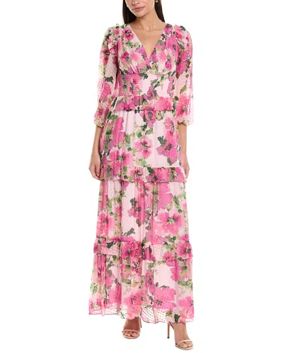 Shoshanna Monteray Maxi Dress In Pink