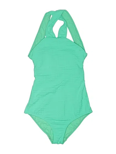 Pre-owned Shoshanna One Piece Swimsuit In Green