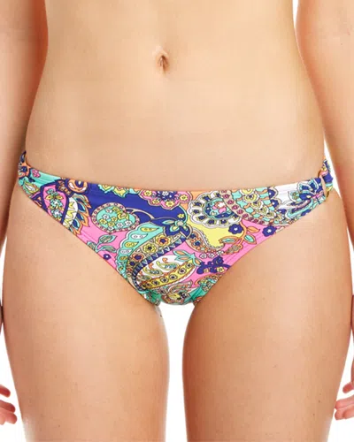 Shoshanna Paisley Hipster Bottom In Purple