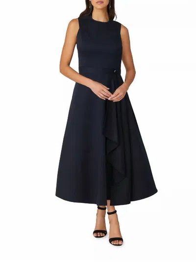 Shoshanna Palmer Dress In Navy In Black