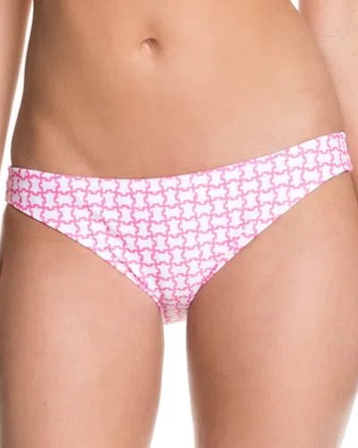 Shoshanna Pink Morrocan Tile Print Brief