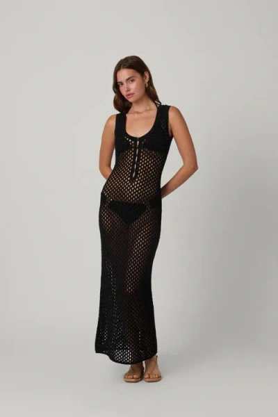 Shoshanna Plage Mesh Cover Up In Black