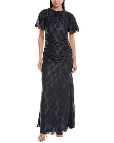 Shoshanna Prisma Maxi Dress In Blue