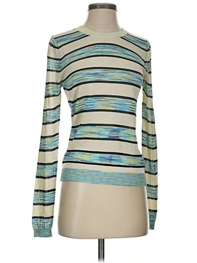 Pre-owned Shoshanna Pullover Sweater In Blue