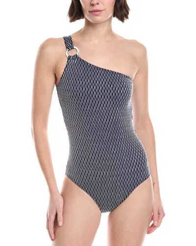 Shoshanna Ring One-piece In Black