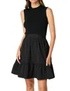 Shoshanna Roslyn Dress In Black In Black