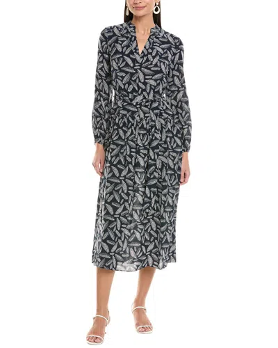 Shoshanna Rowan Midi Dress In Blue
