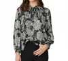 Shoshanna Rye Top In Jet/ivory In Black