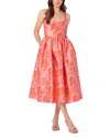 Shoshanna Salma Dress In Coral
