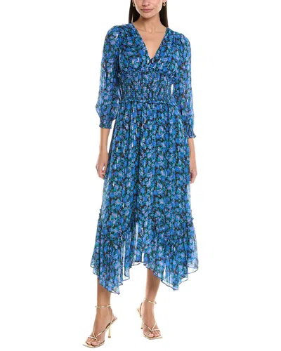 Shoshanna Savannah Maxi Dress In Blue