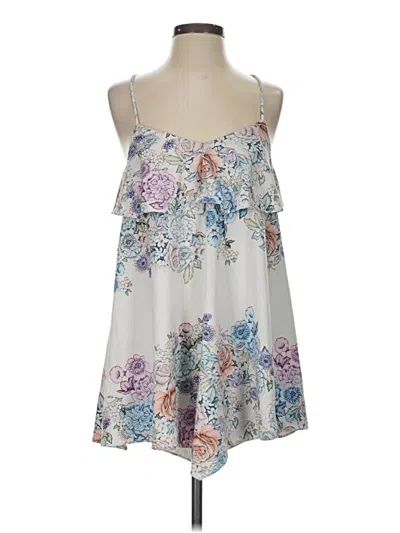 Pre-owned Shoshanna Sleeveless Blouse In White