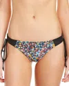 Shoshanna Strappy Hipster Bottom In Black
