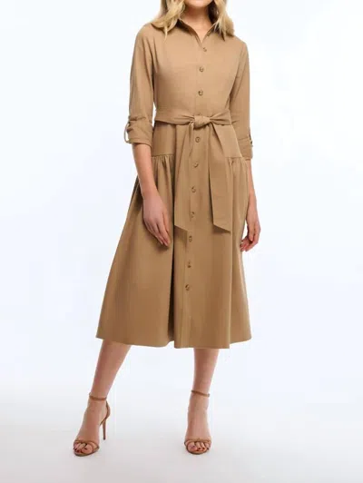 Shoshanna Stratton Dress In Sand