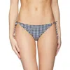 Shoshanna Tie-side Bikini Bottom In Blue