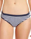 Shoshanna Stripe Hipster Bottom In Blue