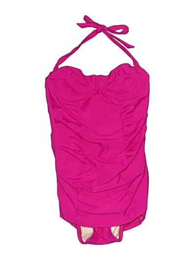 Pre-owned Shoshanna Swimsuit Top Pink Swimwear