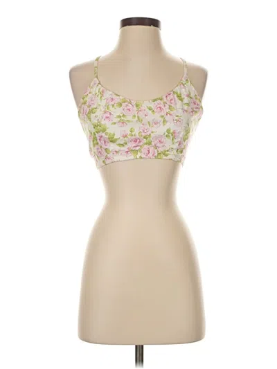 Pre-owned Shoshanna Tank Top Ivory Strapless Neckline Tops