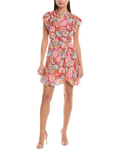 Shoshanna Tribeca Mini Dress In Red