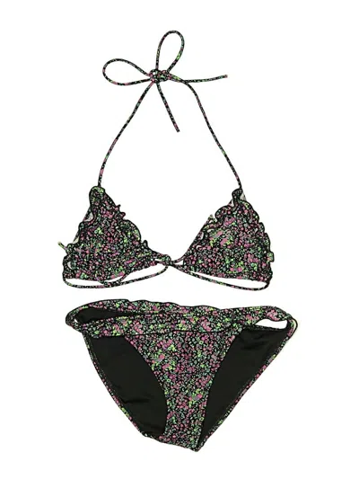 Pre-owned Shoshanna Two Piece Swimsuit In Black