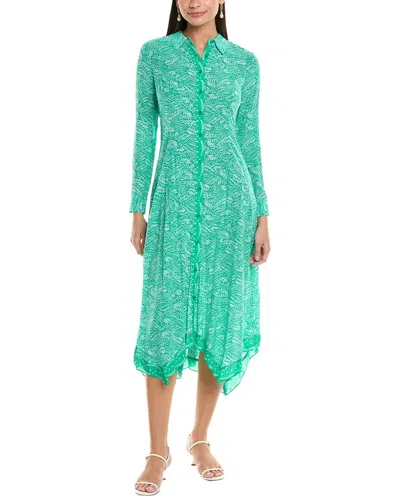 Shoshanna Valencia Shirtdress In Green