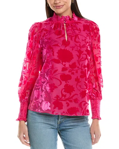 Shoshanna Venus Top In Pink
