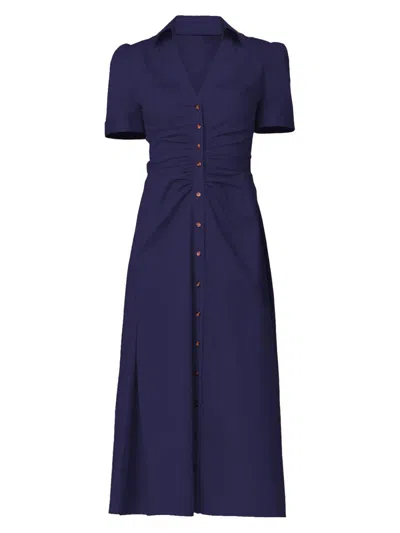 Shoshanna Barnet Dress Navy In Blue