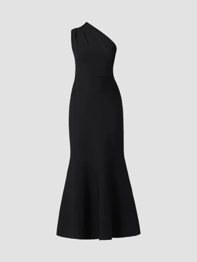 Shoshanna Women's Carrington One-shoulder Mermaid Dress In Black