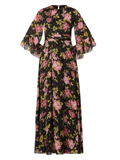 Shoshanna Women's Claretta Floral Maxi Dress In Brown