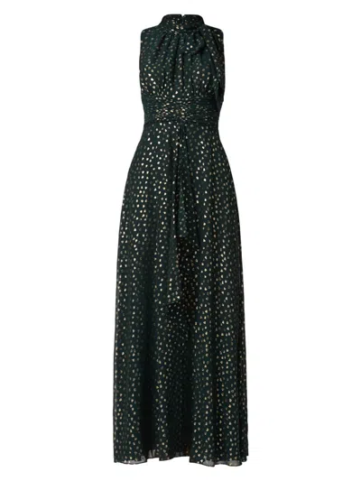 Shoshanna Women's Faye Embellished Maxi Dress In Green