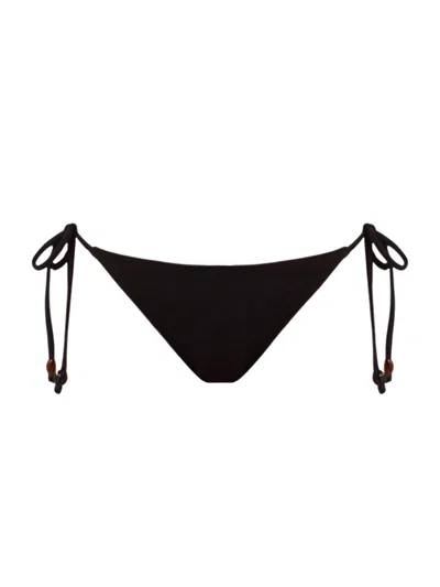 Shoshanna Women's Triangle Bikini Bottom In Black
