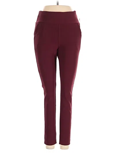 Shosho Active Pants In Burgundy