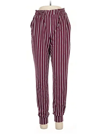Pre-owned Shosho Casual Pants In Burgundy