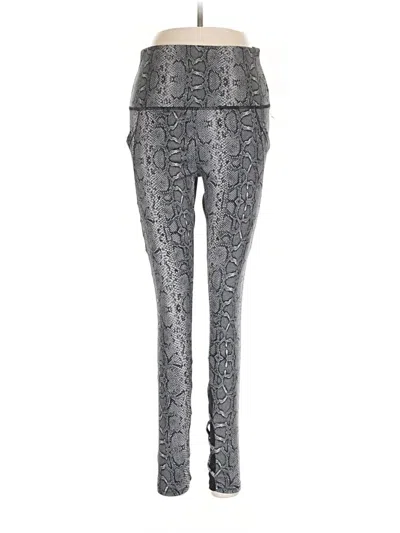 Pre-owned Shosho Leggings In Silver
